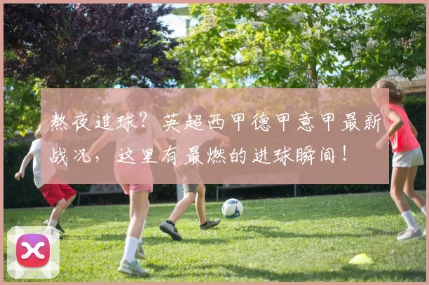 熬夜追球？英超西甲德甲意甲最新战况，这里有最燃的进球瞬间！